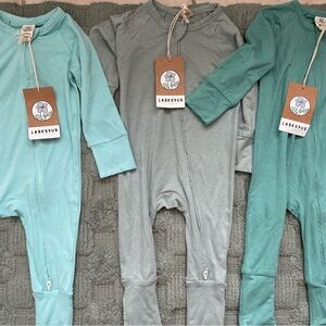 Larkspur 6-12 m convertible rompers